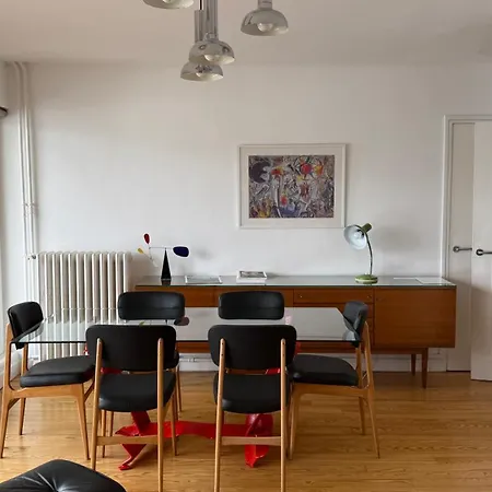 Au Design Retro Avec Ascenseur, Balcon Et Vue Panoramique 公寓 勒阿弗尔