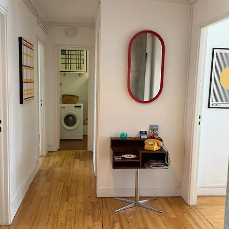 公寓 Au Design Retro Avec Ascenseur, Balcon Et Vue Panoramique 勒阿弗尔